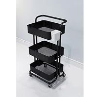 Amazon.co.jp: [SDS] キッチンワゴン 3段 キャスター付き 収納家具